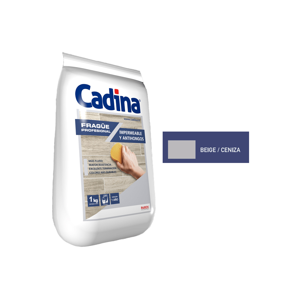 Frague Cadina1 Kg. Color Beige/Ceniza