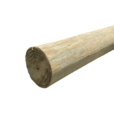 Poste Impregnado 8 Mts. x 6-7 Pulg