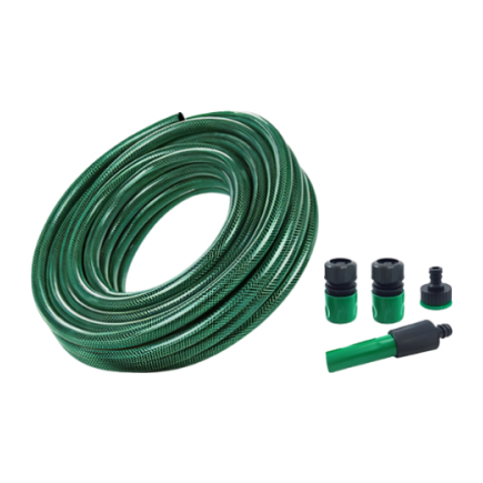 Manguera Mallaflex Jardín 1/2 Pulg. x 30 Mts. c/accesorios
