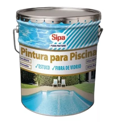 Pintura Piscina Sipa Celeste Tineta