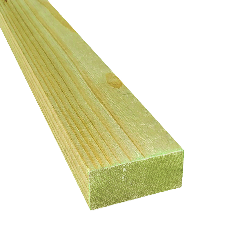 Pino Cepillado Seco Impregnado Sur 1x4 x 3.20 mts.