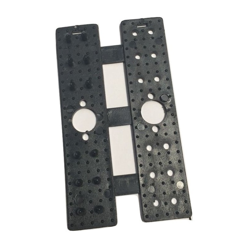 Broche Rectangular Malla Raschel