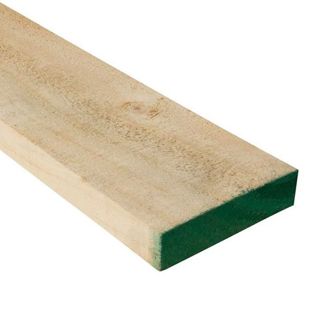Pino Dimensionado Bruto Impregnado 2x6 x 3.20 mts.
