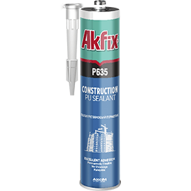 Sellador Poliuretano P 635 Gris 300 ML Akfix